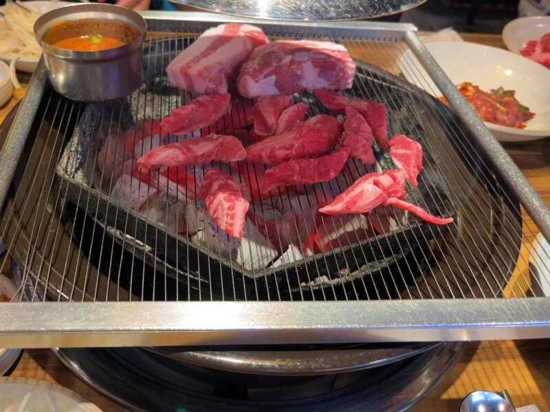 韓国の焼肉店