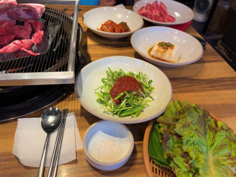 韓国の焼肉店