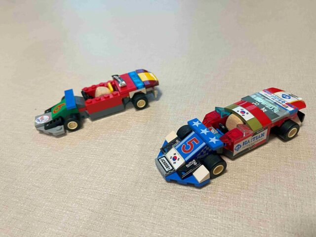 息子のレーシングカー