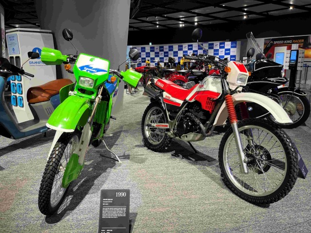 モビリティミュージアムの展示（バイク）