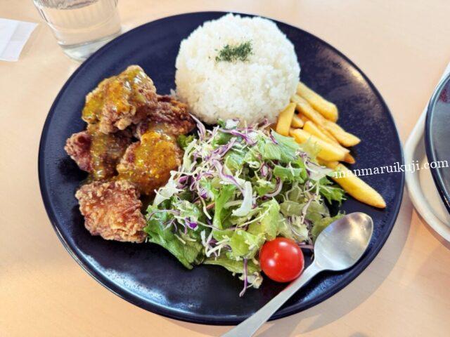 鈴鹿サーキットのフードコートで食べたからあげプレート