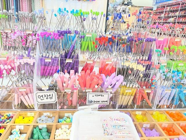 韓国で流行中の볼꾸（ボールペンデコ）用パーツ