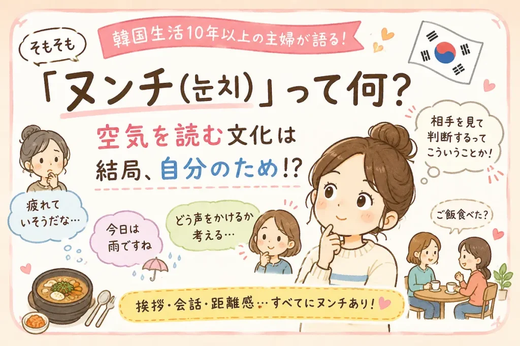 韓国人って空気を読む？10年以上暮らしてわかった「ヌンチ」の話